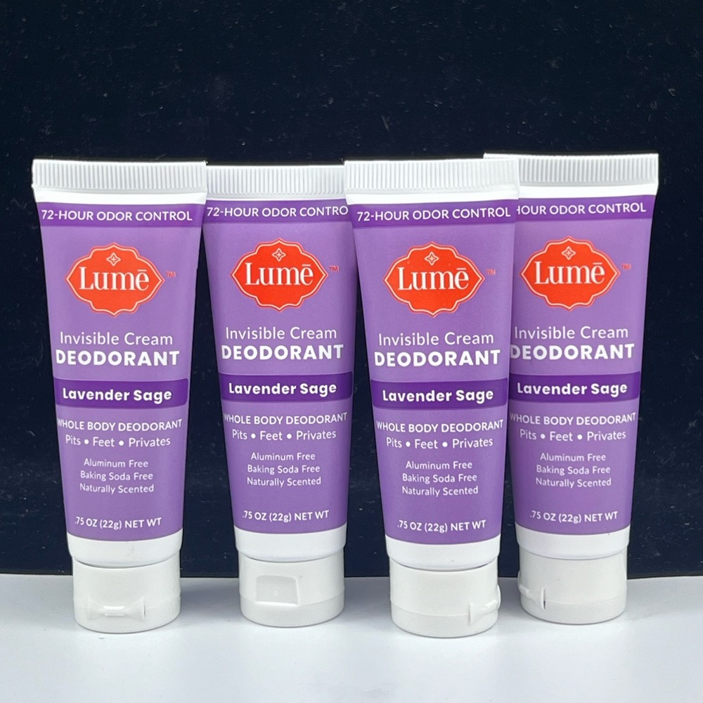 4X Cream Deodorant Tube .75oz Travel Size Tubes RARE ORIGINAL FORMULA Choose